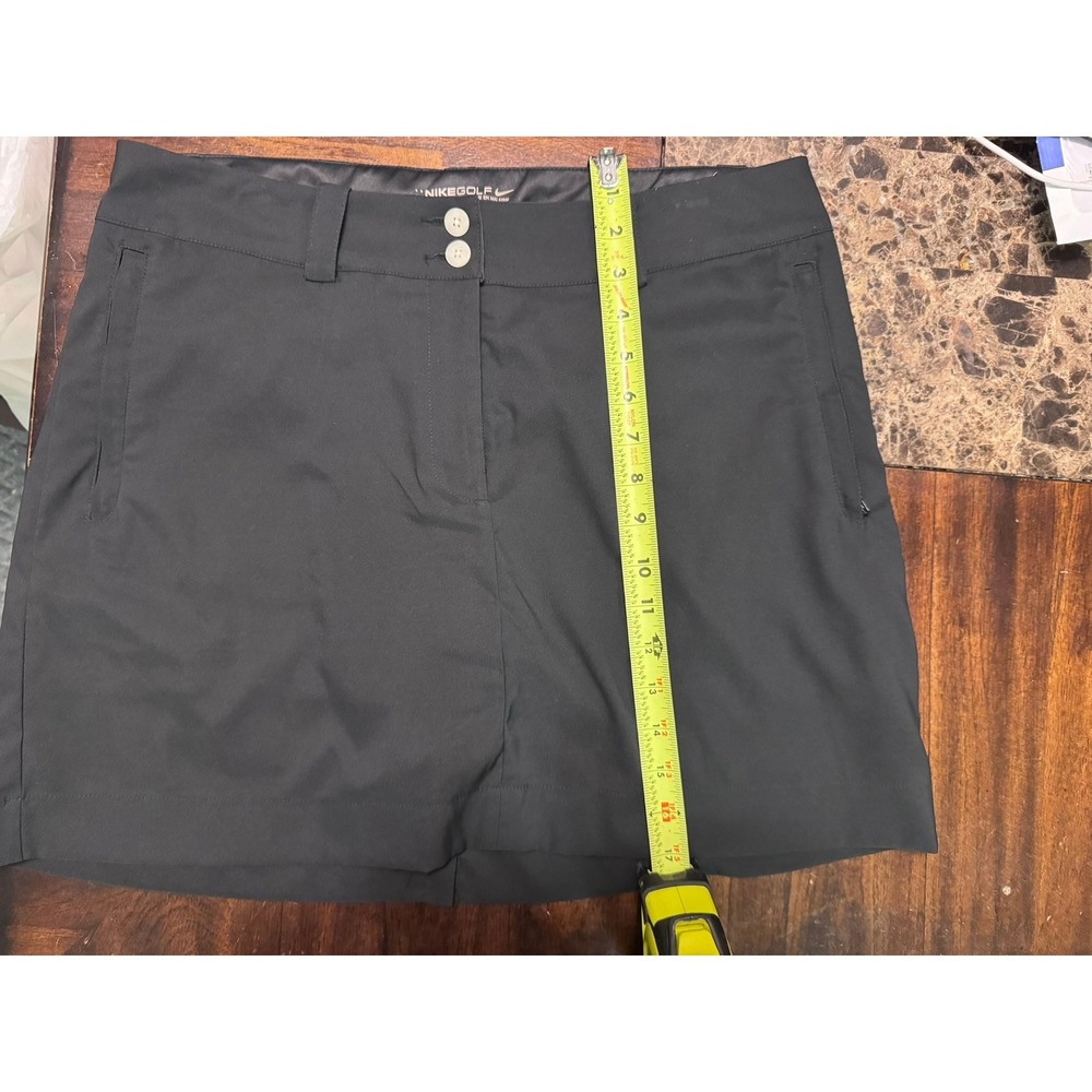 Nike Golf Dri-FIT Skort Womens 10 Black Athletic Tennis Skirt Performance Active